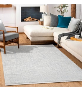 Makine Kaymaz Yıkanabilir Beyaz Modern Triko Salon Halısı Mutfak Halısı Koridor Halısı Yolluk 17309K