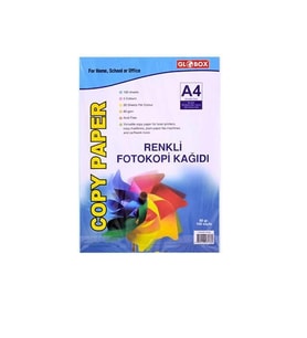 Renkli A4 100 lü Fotokopi Kağıdı