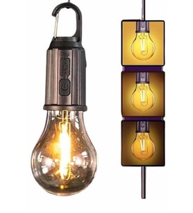 Şarjlı Dekoratif Kamp Lambası Askılı Ampul Led Işık Type-C Girişli