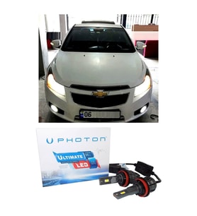 Chevrolet Cruze Led Xenon Sis Farı Ampulü H8 Ultimate Yeni Seri Beyaz