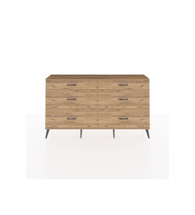 Arges Konsol 6 Çekmeceli  176x30x99 Çam-Çam