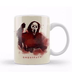 Scream Ghost Face Kupa Bardak Porselen