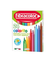 Fibracolor Colorito Keçeli Boya Kalemi 24 Renk 