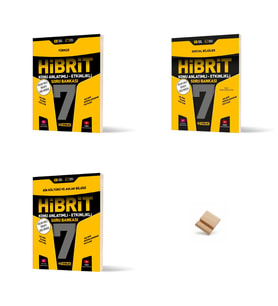 Hız 7. Sınıf Hibrit Türkçe Sosyal ve Din 3lü Set Etkinlikli Soru Bankası + Telefon Standı