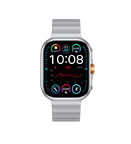 Bix TSW1 2.01” AMOLED Ekran, Bluetooth 5.3 Telefon Görüşme ve IP68 iOS & Android Akıllı Saat (Düz Gri)