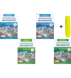 Antrenmanlarla TYT Matematik ve Geometri Seti 1. Kitap ve 2. Kitaplar Toplam 4 Kitap