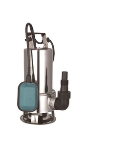 Momentum Krom Paslanmaz 1 Hp-220V-Dalgıç Drenaj Kirli Su Pompası-Flatör+10Mt Kablo