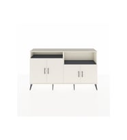 Arges Konsol 4 Raflı 4 Kapaklı 176x30x99 Aytaşı-Aytaşı/Antrasit