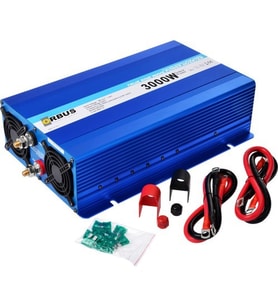 Orbus SK3000 12V 3000W Tam Sinüs Invertör (Siyah-Gri)