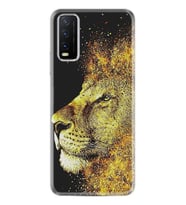 Vivo Y20 Kılıf Desenli Silikon Leon 1323