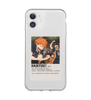 Iphone 11 Uyumlu Haikyuu!! Poster Tasarımlı Şeffaf Telefon Kılıfı