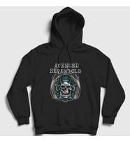 Presmono Unisex Siyah Chains Avenged Sevenfold Kapüşonlu Sweatshirt 15536tt