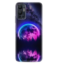 Infınix Hot 12 Kılıf Silikon Desen Özel Seri Star Planet 1652