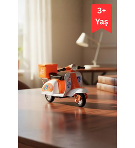 Mini Vespa Scooter Çek Bırak İnce Detay Çok Renkli 3+ Yaş