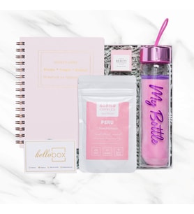 HelloBox Mini Pembe Hediye Kutusu