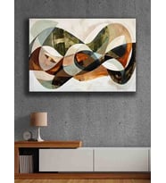 Koç stüdyo Modern tasarım kanvas tablo 50x70 (Çok Renkli)