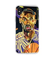 Iphone X ve XS Uyumlu Kobe Bryant Tasarımlı Şeffaf Telefon Kılıfı