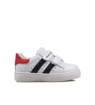 Trend Adımlar Beyaz Erkek Çocuk Mevsimlik Cırtlı Sneaker