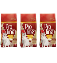 Pro Line Cat Adult Tavuklu Tavuklu Yetişkin Kedi Maması 1,5 Kg 3 Adet