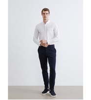 LCWAIKIKI Classic Lacivert Dar Kalıp Erkek Chino Pantolon