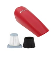 Arnica Uyumlu Merlin Pro Kırmızı Süpürge Toz Haznesi ve Hepa Filtre