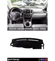 Suzukı Grand Vıtara (2004-2006) 3d Torpido Koruma Kılıfı - Ön Göğüs Kaplama - Siyah Şerit