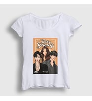 Presmono Kadın Beyaz Lim Ju Kyung True Beauty T-Shirt 475883tt