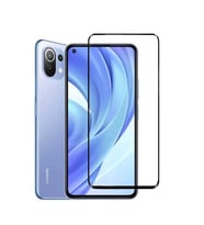 Xiaomi Mi 11 Ekran Koruyucu Full Tam Kaplayan Kavisli HD Esnek Film (Siyah)