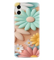 Samsung Galaxy A07 (SM-A075F) Kılıf Boutique Baskılı Resimli Rengarenk Çiçek Pcode -059