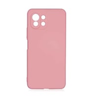 Coverzone Xiaomi Mi 11 Lite ?le Uyumlu K?l?f Z-Mara Lansman Vieri Tam Koruma Arka Kapak Kamera Koruma �?k?nt?l? P�r�zs�z Y�zey Pembe