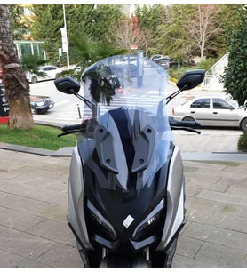 MOTOCAM RKS Fort 250 Ön Cam 2023-2026 Model 74cm Füme Renkli 4mm UZUN