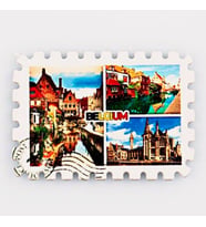 Belçika Temalı Pul Magnet (Karışık)