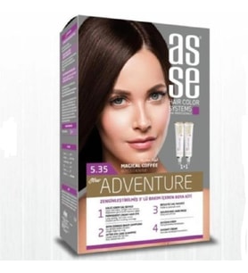 Asse Hair Color System Saç Boyası Büyülü Kahve No: 5.35