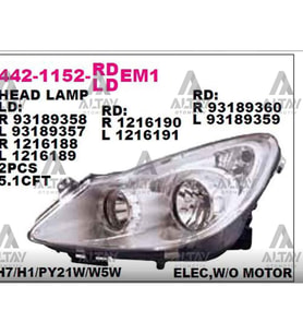 Esse Otomotiv Corsa D 07-14 Krom Sol Far - DPO-442-1152L-LDEM1 - 1216189