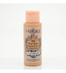Cadence Style Matt Fabric Kumaş Boyası F-647 Cappuchino 