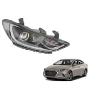 Hyundai Elantra 2016-2018 Far Lambası Ön Far Ledsiz SAĞ