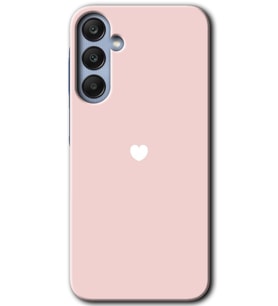 Galaxy A25 Kılıf HD Desen Baskılı Kılıf - Sade Kalp