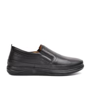 Ayakmod 478 Siyah Erkek Hakiki Deri Slip On Ayakkabı