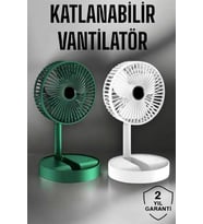 Northcity Masaüstü Taşınabilir Mini Soğutucu Vantilatör - Şarjlı Tasarım, 3 Hız Ayarı, 2 Yıl Garanti
