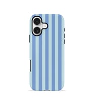 iPhone 16 Vorian Çift Katmanlı Kılıf Blue Gelato Stripe