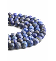 Lapis Lazuli Doğal Taş Parlak Küre Kesim 10mm Dizi [AB+]