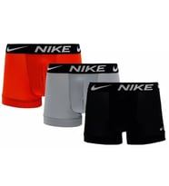 Nike Dri Fit Ultra Stretch 3 Pack Micro 3 lü Paket Kısa Boxer Siyah Kırmızı Gri