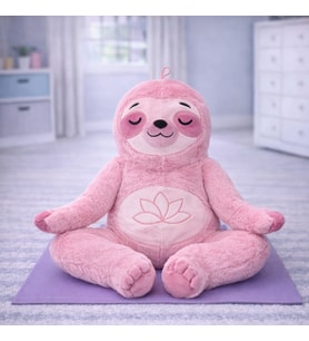 Peluş Yogacı Tembel Hayvan 40 cm - Pembe