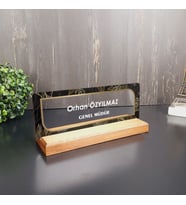 Kişiye Özel  Modern Tasarımlı Masa İsimliği