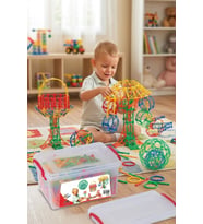 240 Parça 3 Boyutlu Eğitici Yapı Blokları Zeka Geliştirici Puzzle Seti