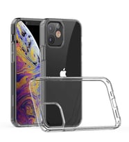 Apple iPhone 12 Mini Kılıf Full Şeffaf Sararmaz Kapak (Renksiz)