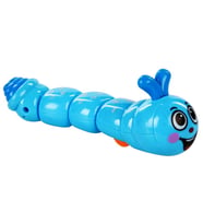 MOVABLE ROTATING CUTE TOY CATERPILLAR EĞİTİCİ OYUNCAK TIRTIL HAREKETLİ KURMALI OYUNCAK MAVİ TIRTIL