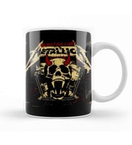 Metal Metallıca Kupa Bardak Porselen