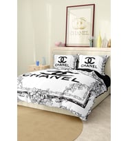 Marcalanya Çift Kişilik Nevresim Takımı Pamuklu Saten Kumaş 6 Parça 3D Dijital Baskı Duvet Cover Set Model.