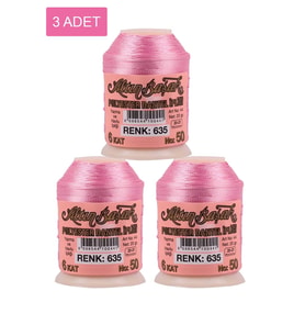3 Adet Altınbaşak Oya ve Dantel İpi 20 gr - Royaleks - No: 635